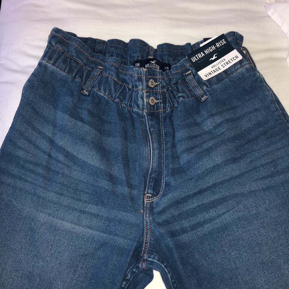 HOLLISTER PAPERBAG WAIST JEANS